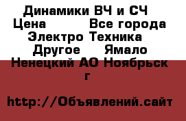 	 Динамики ВЧ и СЧ › Цена ­ 500 - Все города Электро-Техника » Другое   . Ямало-Ненецкий АО,Ноябрьск г.